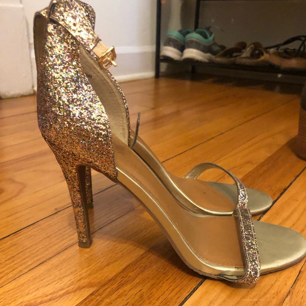 14th and Union sparkly strappy heels in size 9